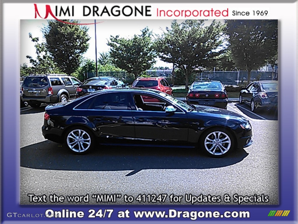 2010 S4 3.0 quattro Sedan - Deep Sea Blue Pearl Effect / Black photo #7