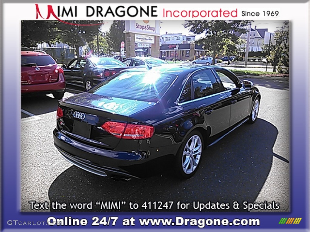 2010 S4 3.0 quattro Sedan - Deep Sea Blue Pearl Effect / Black photo #8