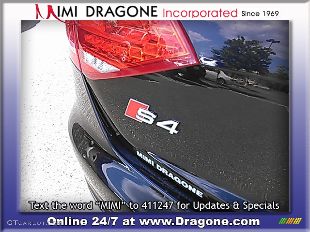 2010 S4 3.0 quattro Sedan - Deep Sea Blue Pearl Effect / Black photo #12