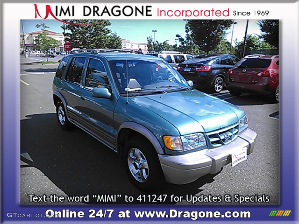 2001 Sportage EX 4x4 - Evergreen / Brown photo #6