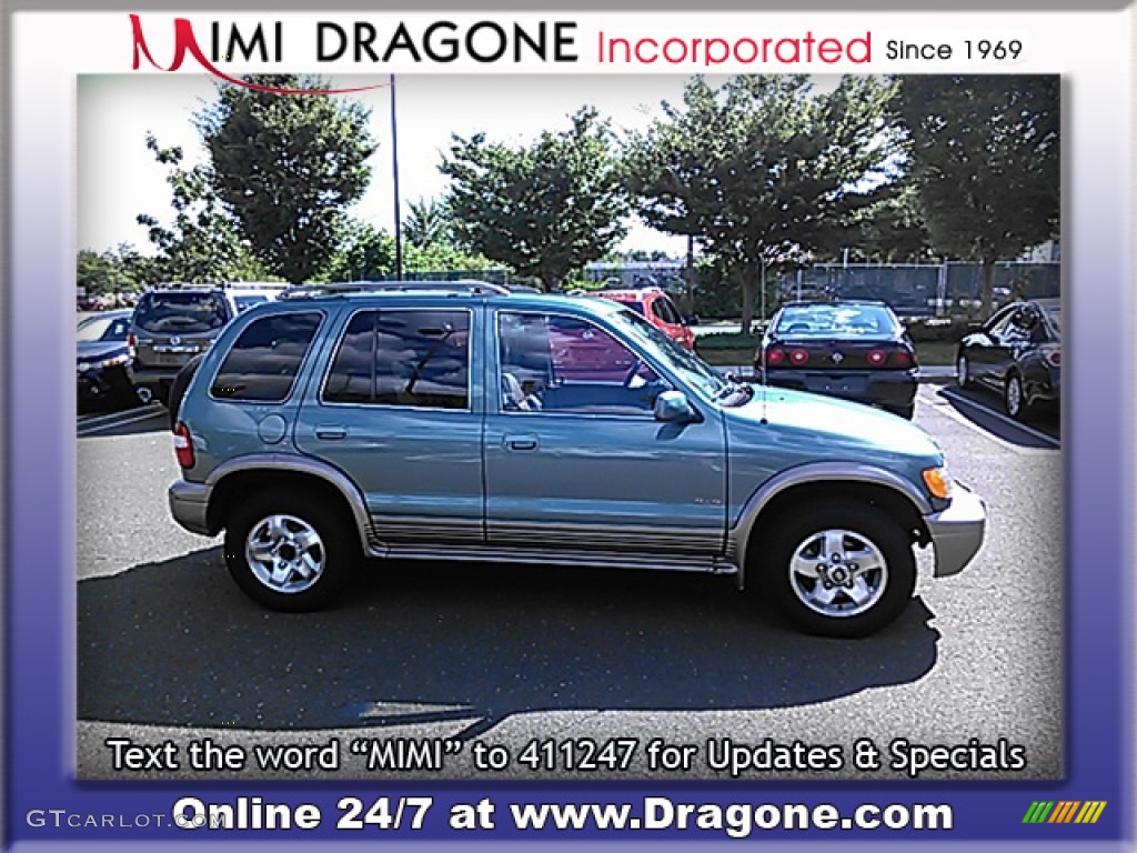 2001 Sportage EX 4x4 - Evergreen / Brown photo #7