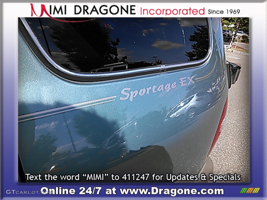 2001 Sportage EX 4x4 - Evergreen / Brown photo #12
