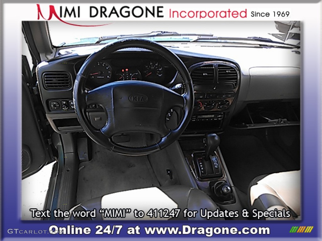 2001 Sportage EX 4x4 - Evergreen / Brown photo #17
