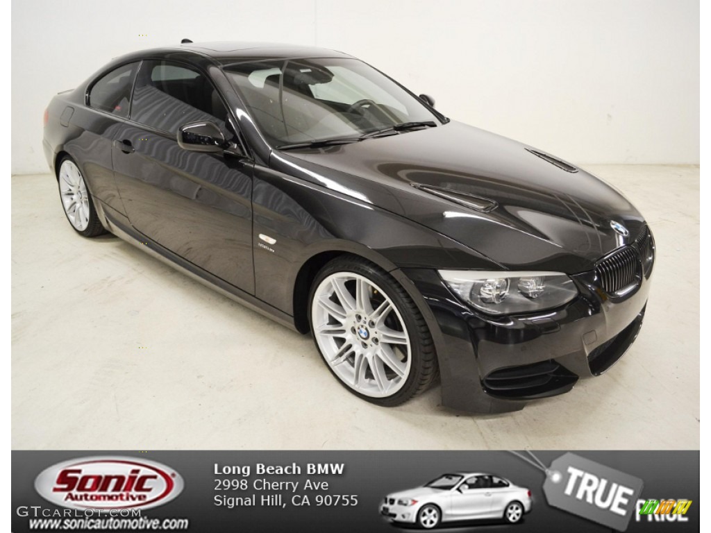 2011 3 Series 335is Coupe - Black Sapphire Metallic / Black photo #1