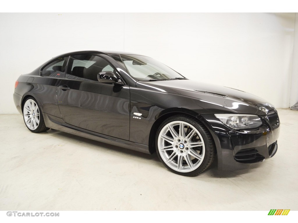 2011 3 Series 335is Coupe - Black Sapphire Metallic / Black photo #2