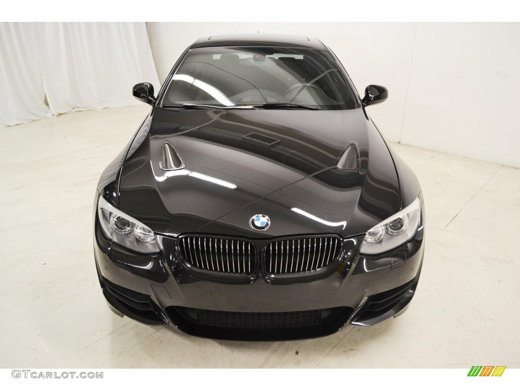 2011 3 Series 335is Coupe - Black Sapphire Metallic / Black photo #4