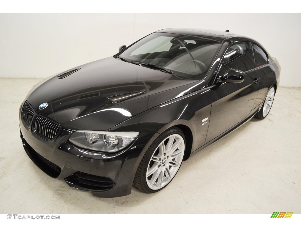 2011 3 Series 335is Coupe - Black Sapphire Metallic / Black photo #5