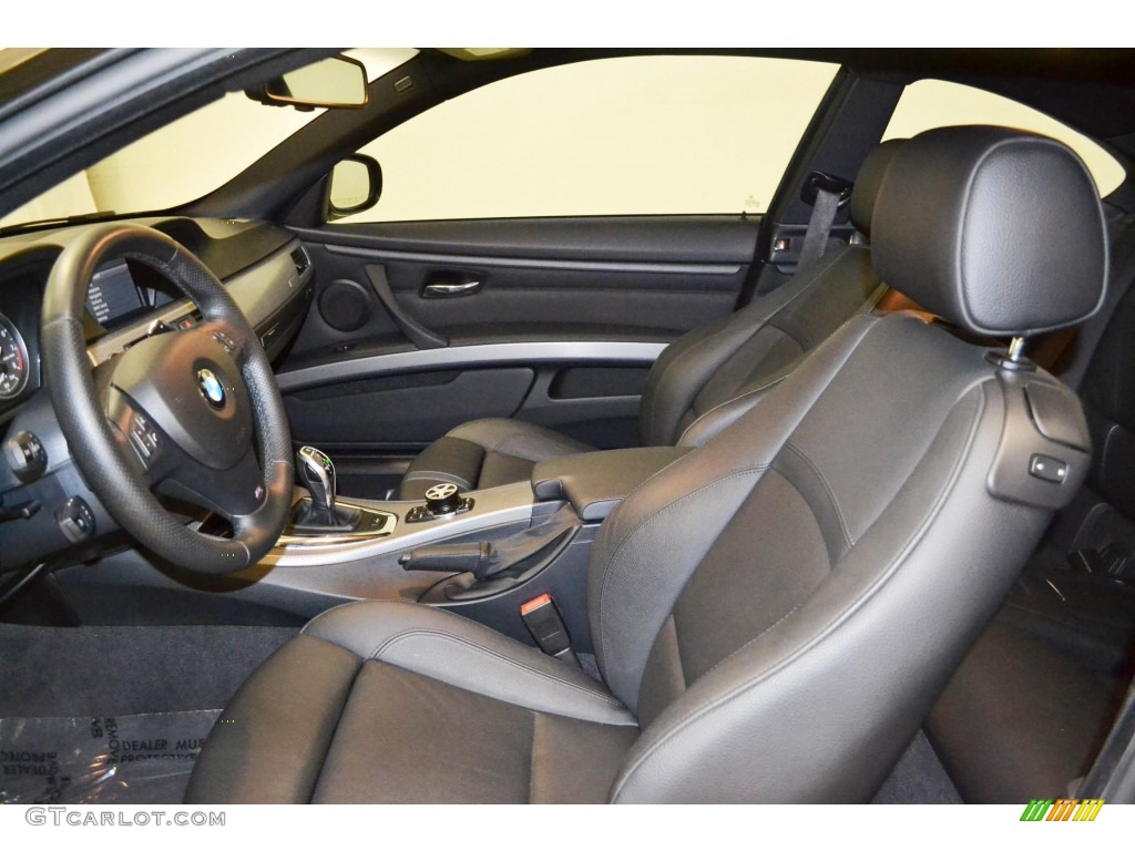2011 3 Series 335is Coupe - Black Sapphire Metallic / Black photo #10