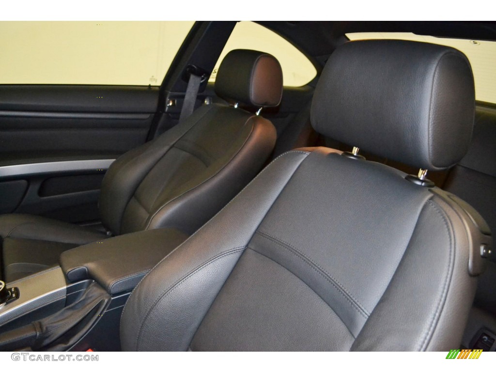 2011 3 Series 335is Coupe - Black Sapphire Metallic / Black photo #11