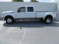 2013 Oxford White Ford F350 Super Duty Lariat Crew Cab 4x4 Dually  photo #6