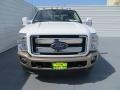 2013 Oxford White Ford F350 Super Duty Lariat Crew Cab 4x4 Dually  photo #8