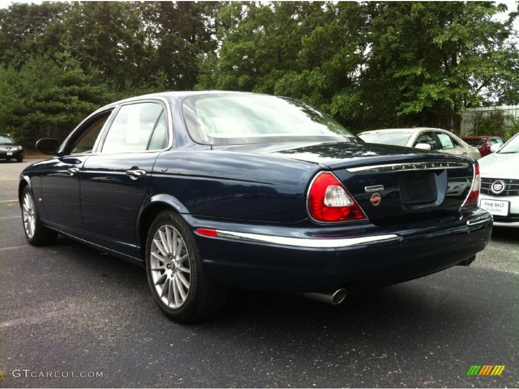 2007 XJ XJ8 L - Indigo Blue Metallic / Champagne photo #5