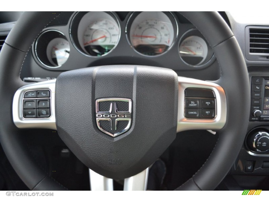 2013 Challenger SXT Plus - Bright White / Dark Slate Gray photo #19