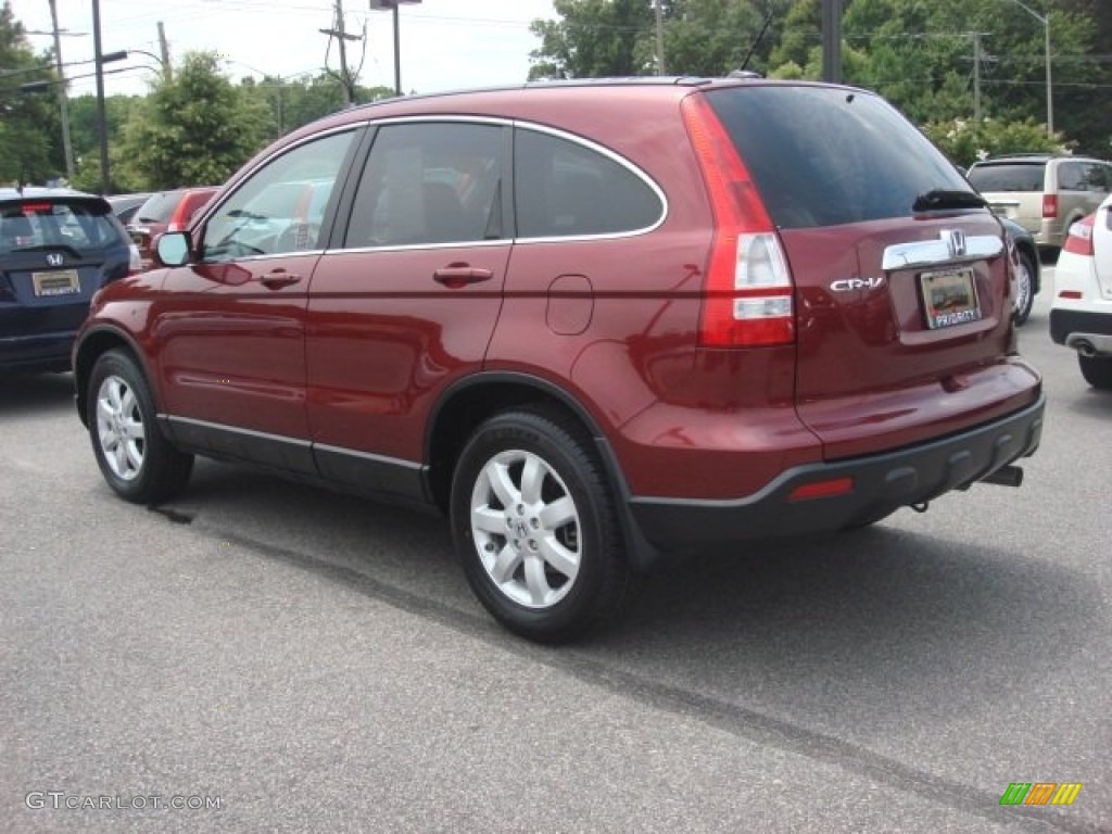 2009 CR-V EX-L - Tango Red Pearl / Gray photo #5