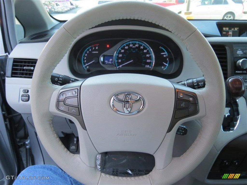 2012 Sienna XLE - Silver Sky Metallic / Light Gray photo #20