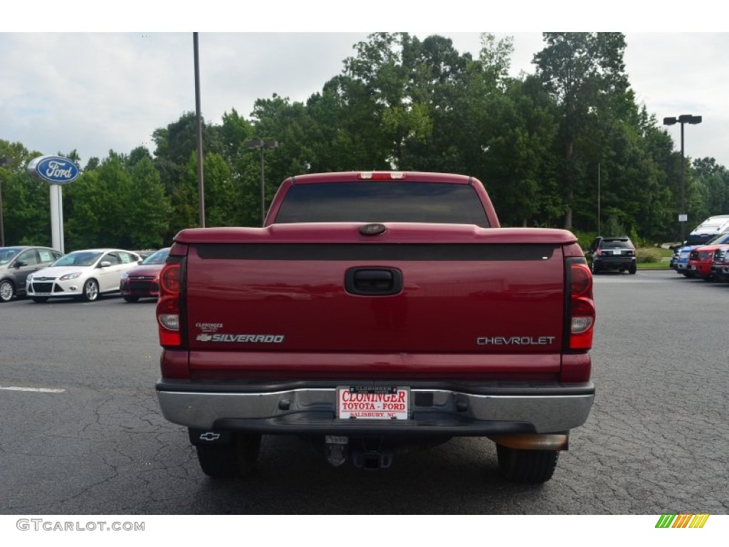 2004 Silverado 1500 Z71 Extended Cab 4x4 - Sport Red Metallic / Dark Charcoal photo #4