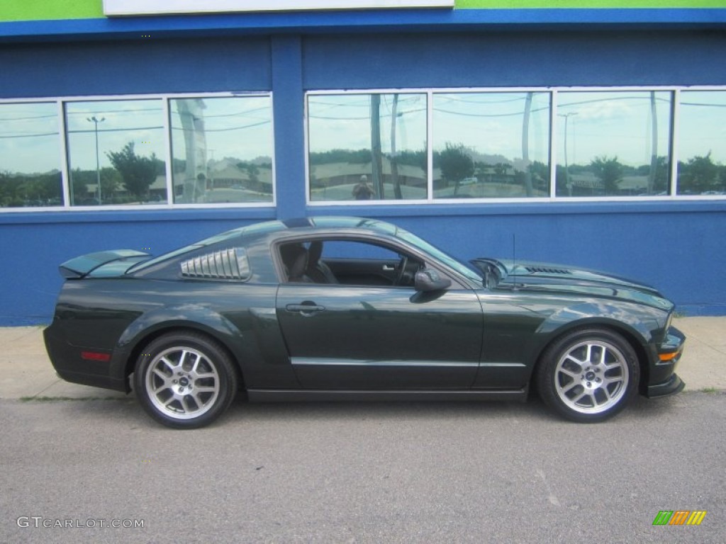 2008 Mustang Bullitt Coupe - Highland Green Metallic / Dark Charcoal photo #15