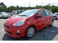 2013 Absolutely Red Toyota Prius c Hybrid Two  photo #1