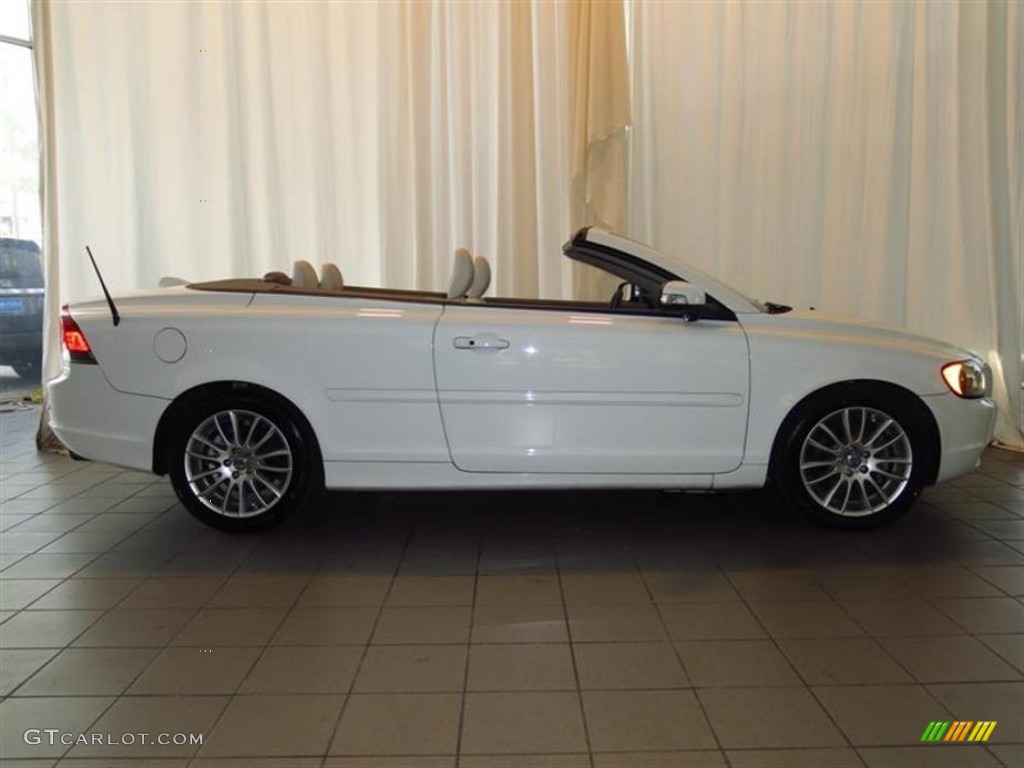 2008 C70 T5 - Ice White / Calcite Cream photo #2