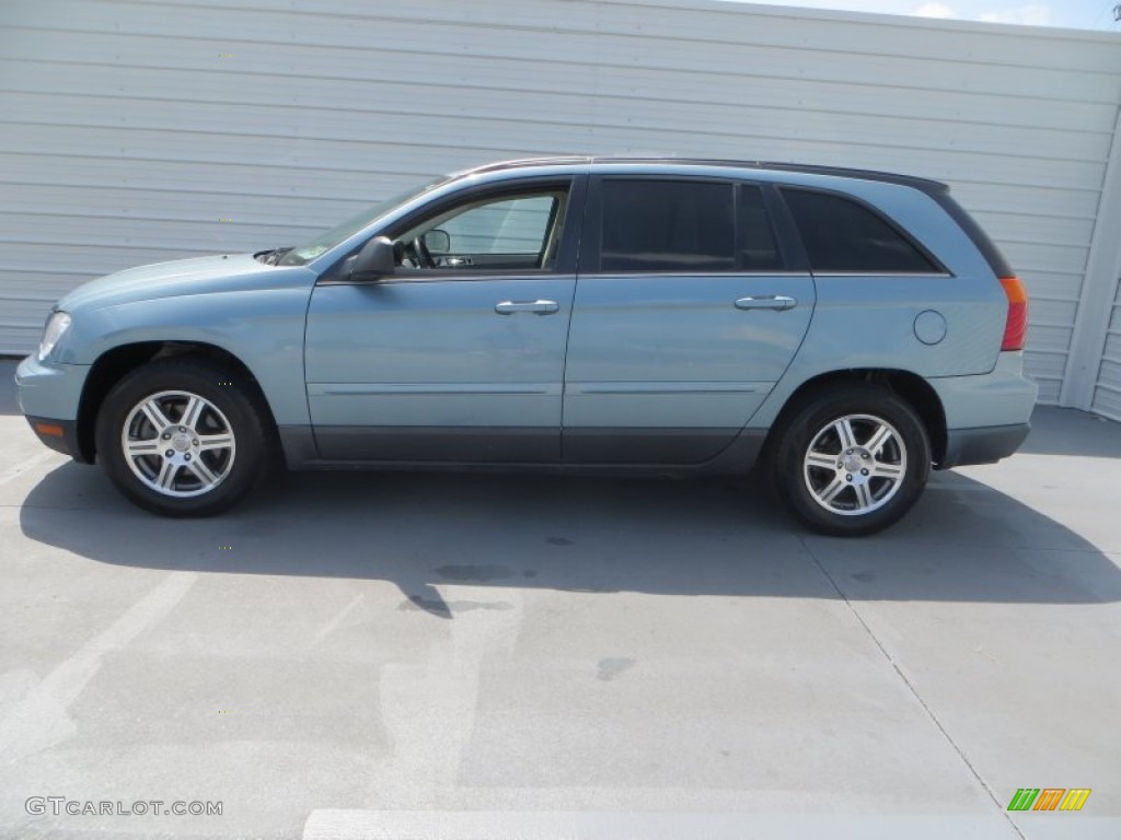 2008 Pacifica Touring - Clearwater Blue Pearlcoat / Pastel Slate Gray photo #6