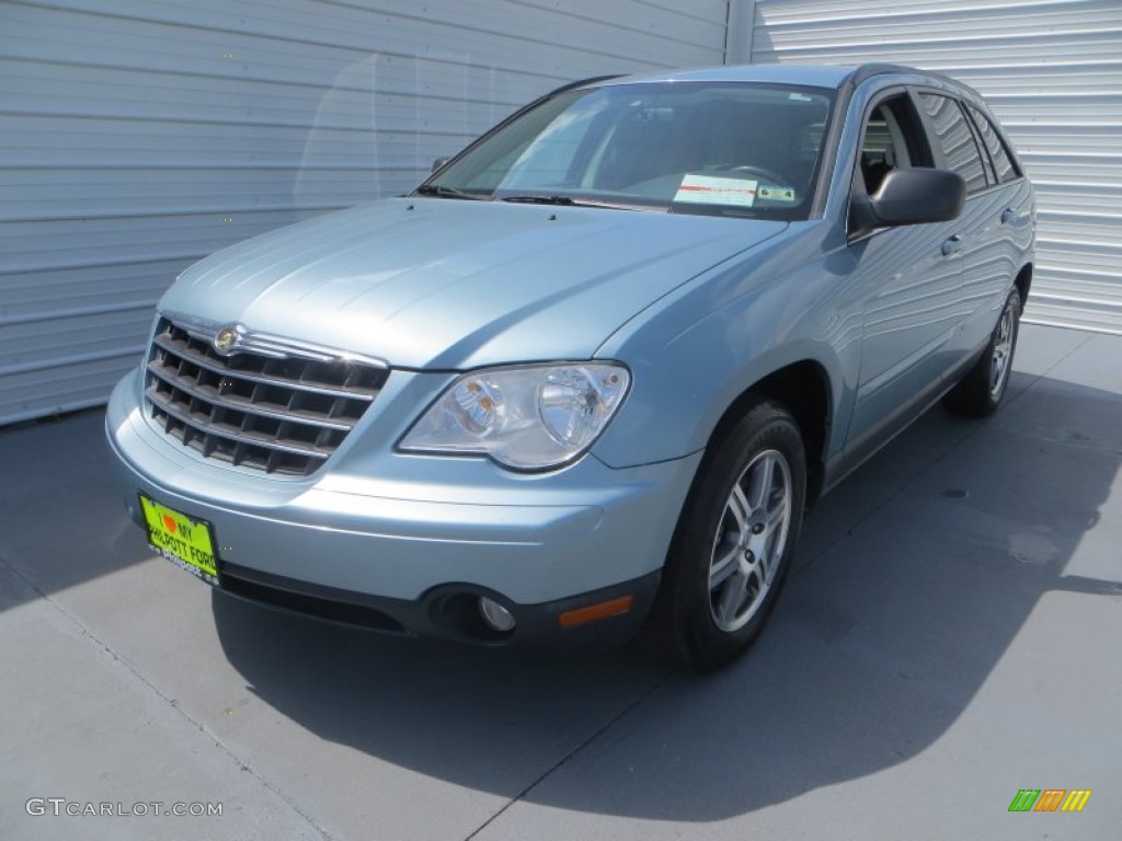 2008 Pacifica Touring - Clearwater Blue Pearlcoat / Pastel Slate Gray photo #7