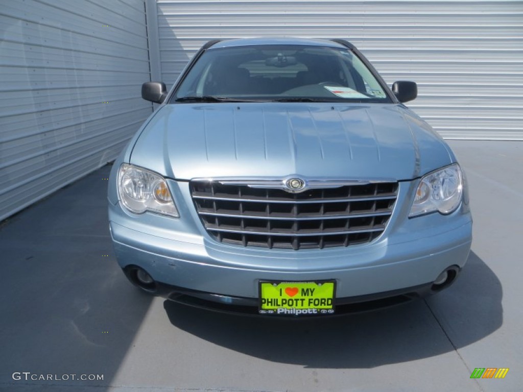 2008 Pacifica Touring - Clearwater Blue Pearlcoat / Pastel Slate Gray photo #8