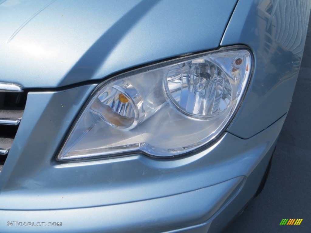 2008 Pacifica Touring - Clearwater Blue Pearlcoat / Pastel Slate Gray photo #9