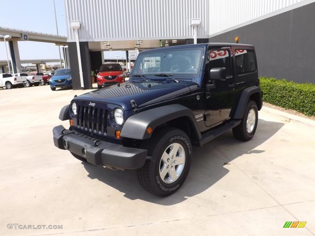 2013 Wrangler Sport 4x4 - True Blue Pearl / Black photo #2