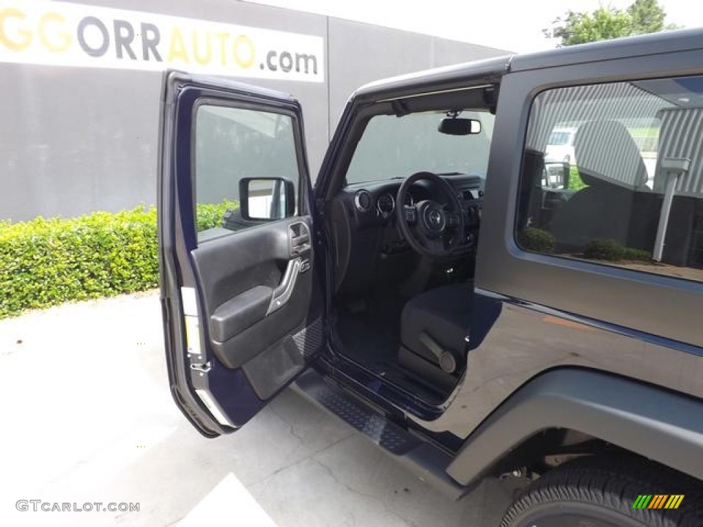 2013 Wrangler Sport 4x4 - True Blue Pearl / Black photo #10