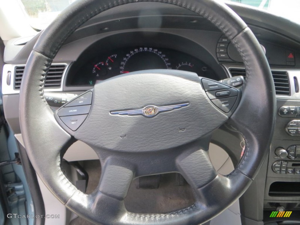 2008 Pacifica Touring - Clearwater Blue Pearlcoat / Pastel Slate Gray photo #36
