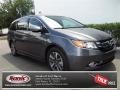 2014 Modern Steel Metallic Honda Odyssey Touring Elite  photo #1