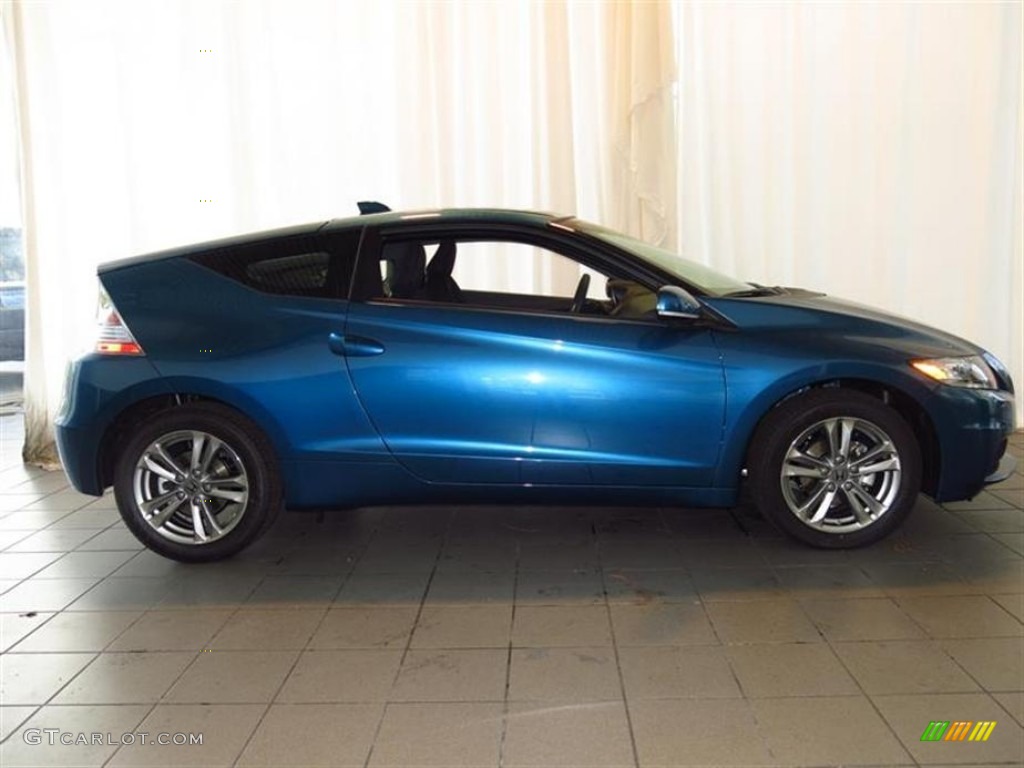 North Shore Blue Pearl 2013 Honda CR-Z Sport Hybrid Exterior Photo #84098255