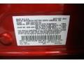  2013 Outlander Sport ES Rally Red Metallic Color Code P26