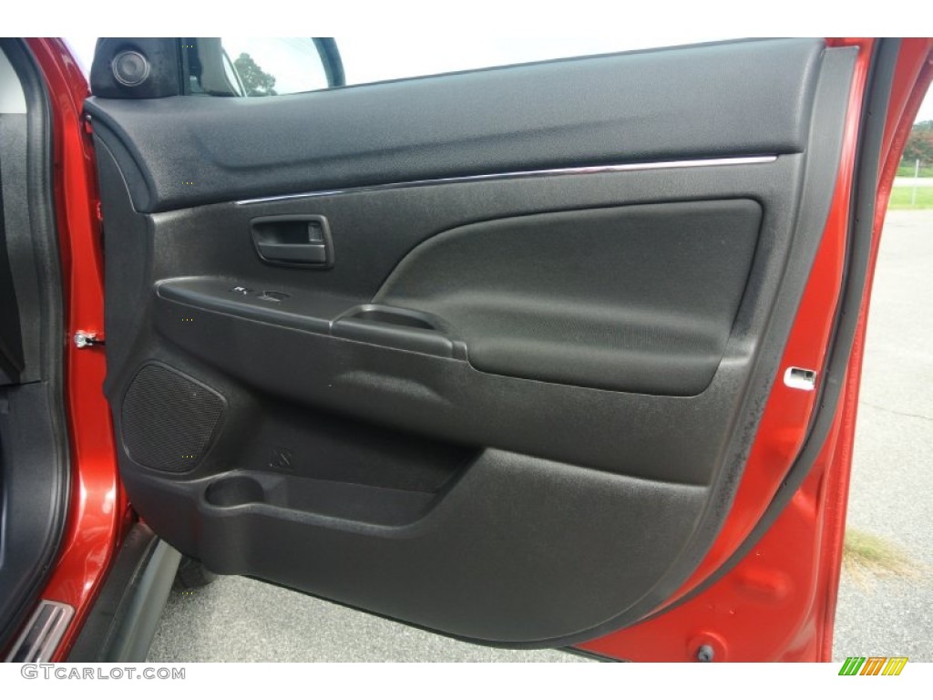 2013 Mitsubishi Outlander Sport ES Black Door Panel Photo #84099232