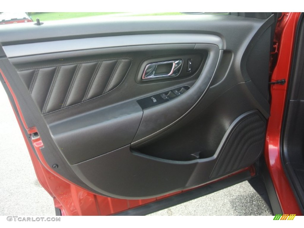 2010 Taurus SEL - Cinnamon Red Metallic / Charcoal Black photo #14