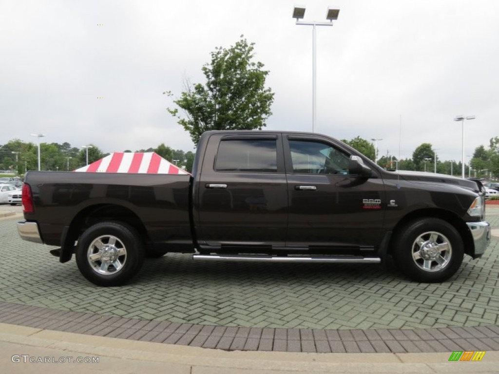 2010 Ram 2500 Big Horn Edition Crew Cab - Rugged Brown Pearl / Light Pebble Beige/Bark Brown photo #6