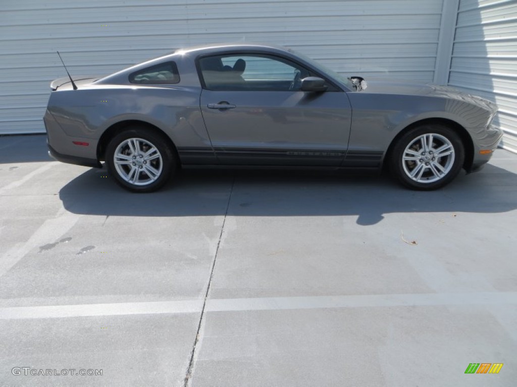 2010 Mustang V6 Premium Coupe - Sterling Grey Metallic / Stone photo #3