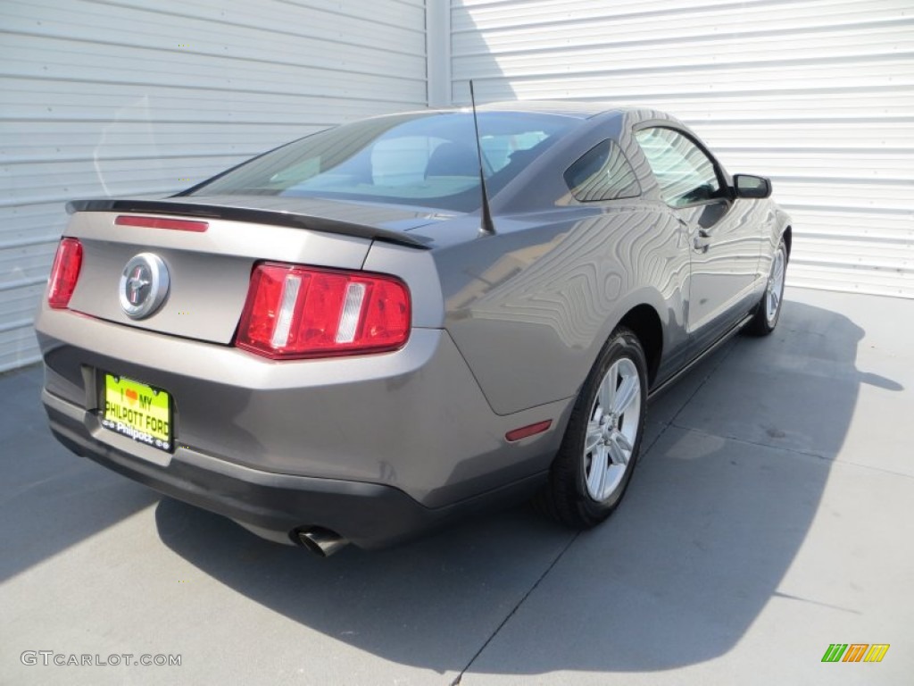 2010 Mustang V6 Premium Coupe - Sterling Grey Metallic / Stone photo #4