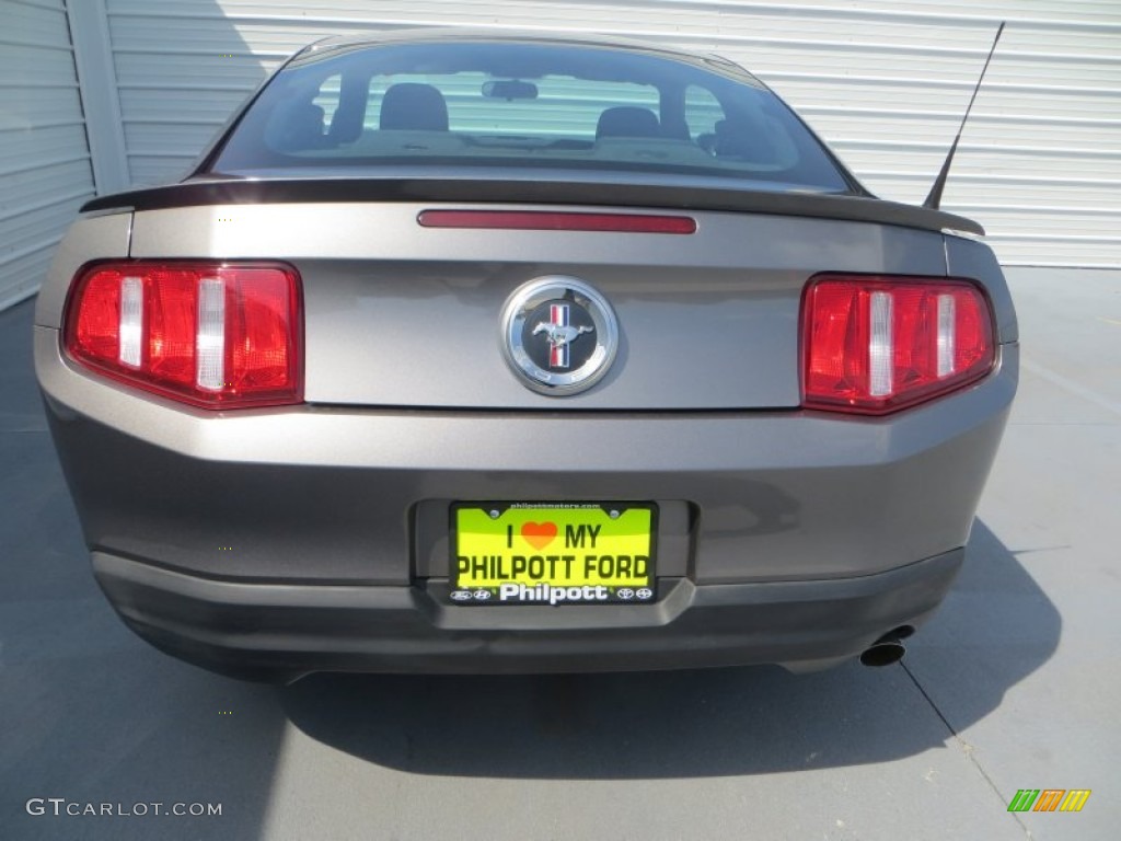 2010 Mustang V6 Premium Coupe - Sterling Grey Metallic / Stone photo #5