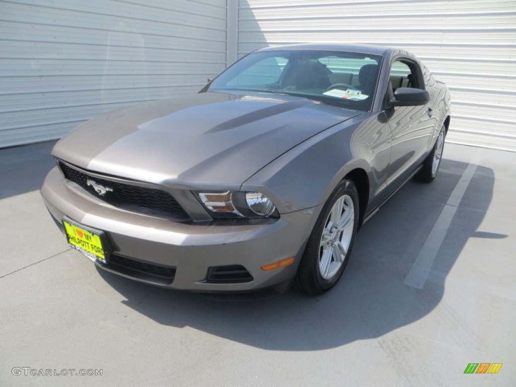 2010 Mustang V6 Premium Coupe - Sterling Grey Metallic / Stone photo #7