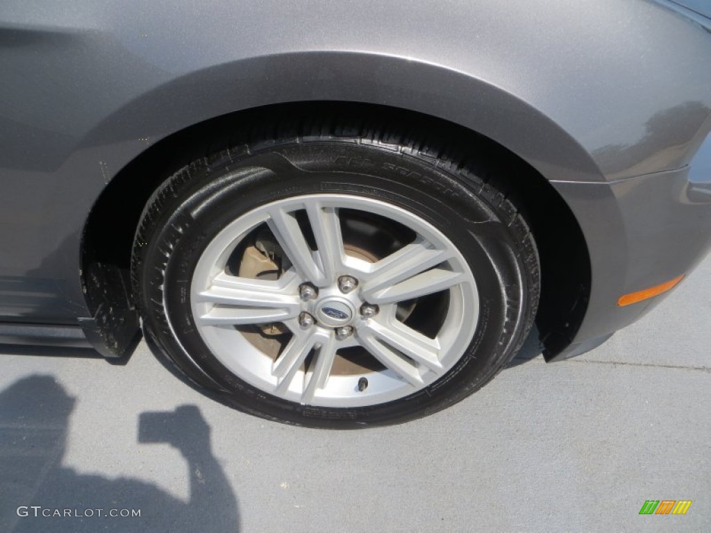 2010 Mustang V6 Premium Coupe - Sterling Grey Metallic / Stone photo #15