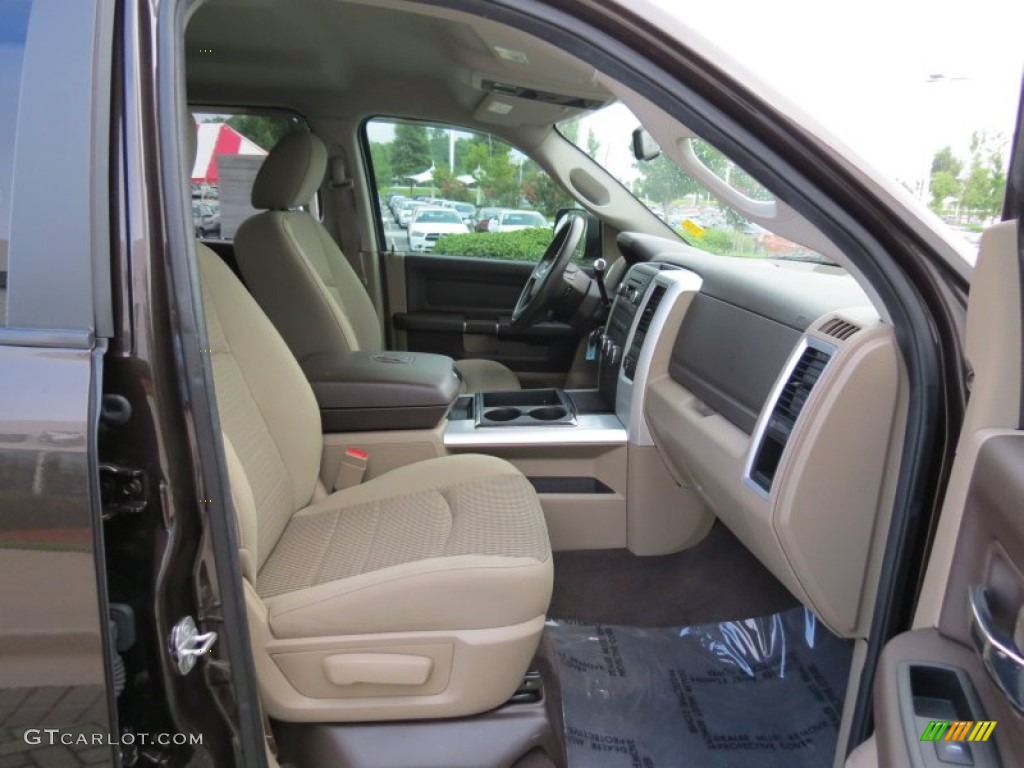 2010 Ram 2500 Big Horn Edition Crew Cab - Rugged Brown Pearl / Light Pebble Beige/Bark Brown photo #22