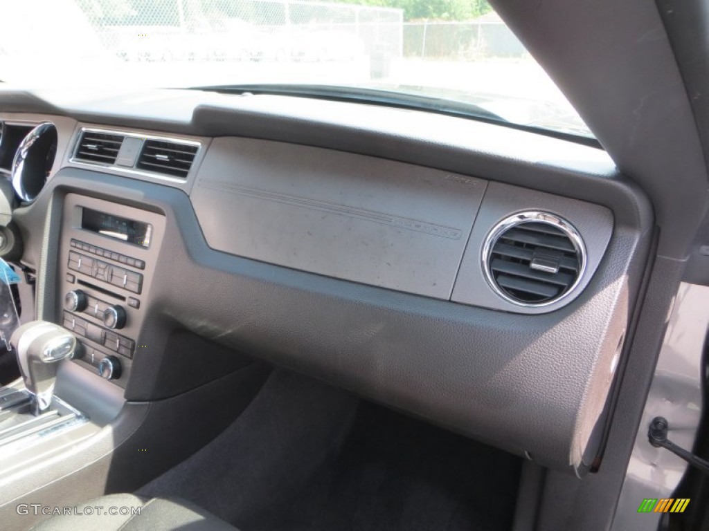 2010 Mustang V6 Premium Coupe - Sterling Grey Metallic / Stone photo #25