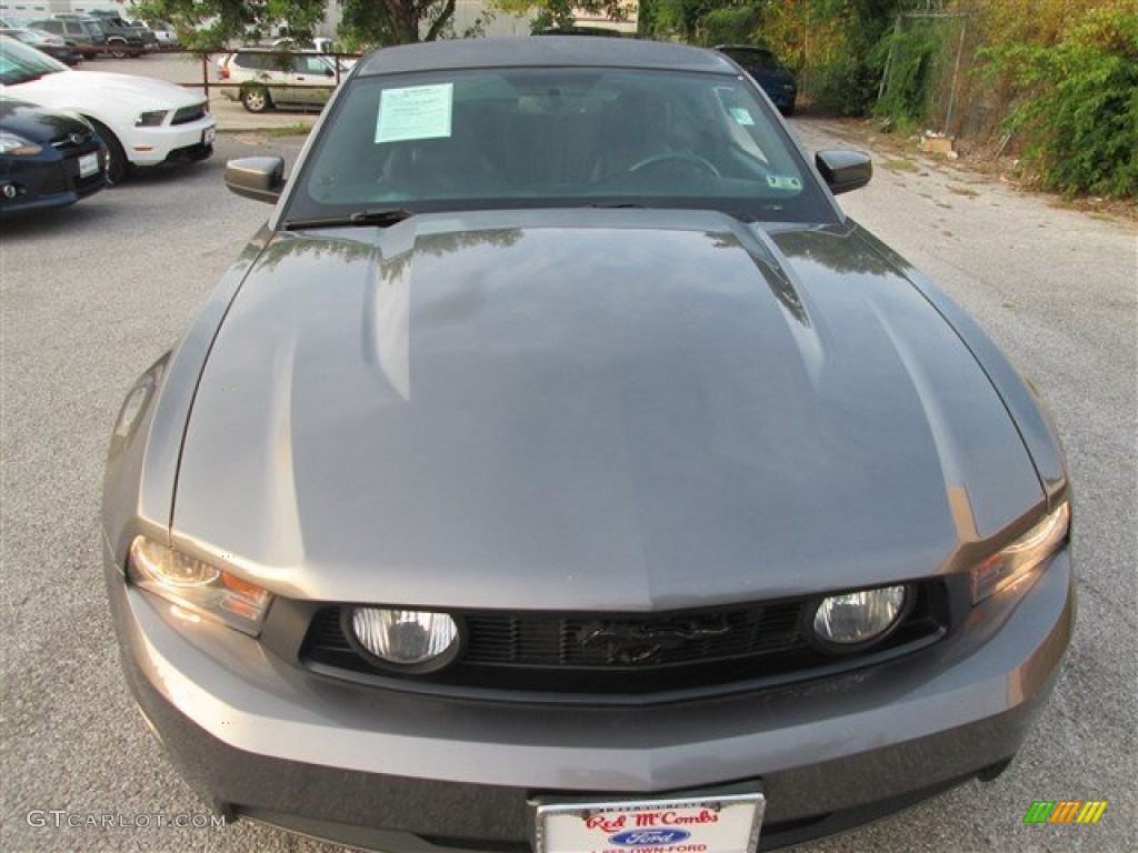 2010 Mustang GT Premium Coupe - Sterling Grey Metallic / Charcoal Black photo #2