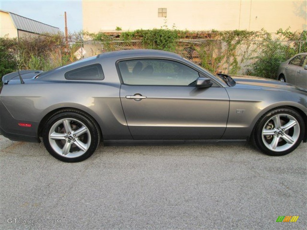 2010 Mustang GT Premium Coupe - Sterling Grey Metallic / Charcoal Black photo #3