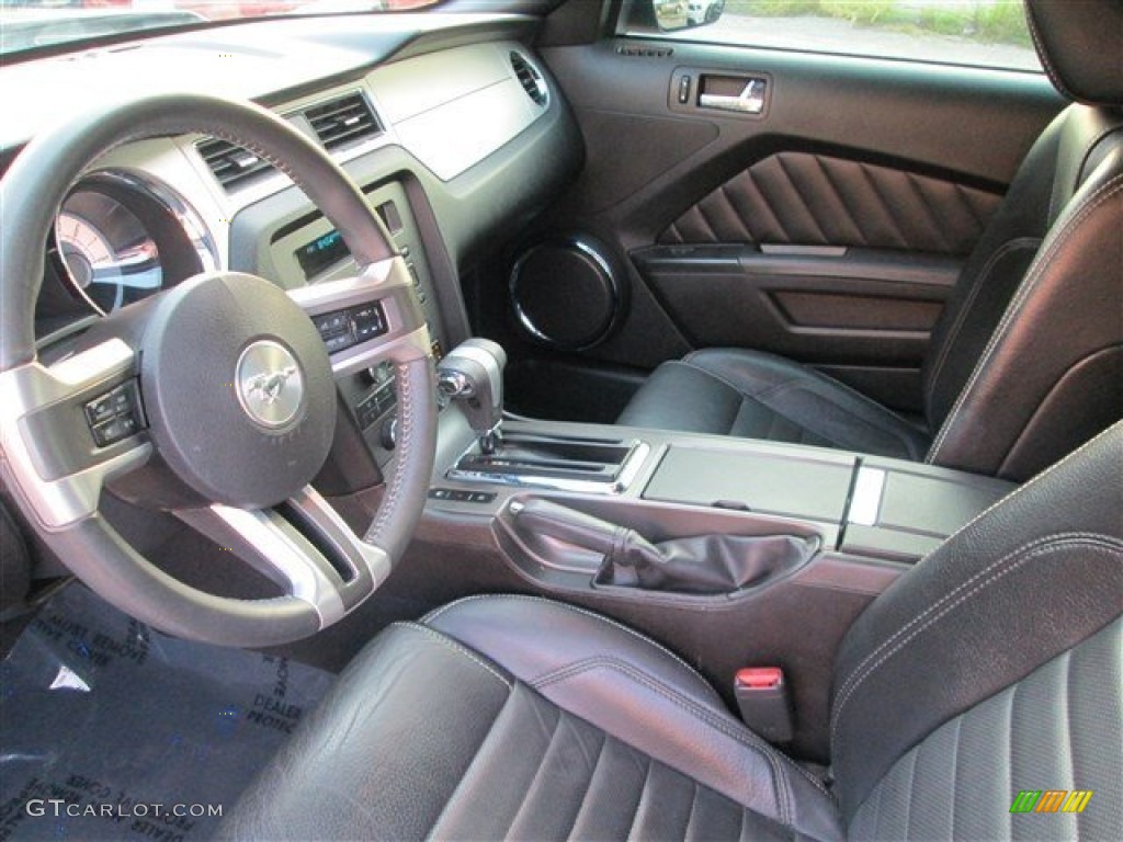 2010 Mustang GT Premium Coupe - Sterling Grey Metallic / Charcoal Black photo #7