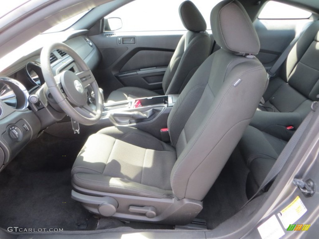 2010 Mustang V6 Premium Coupe - Sterling Grey Metallic / Stone photo #31
