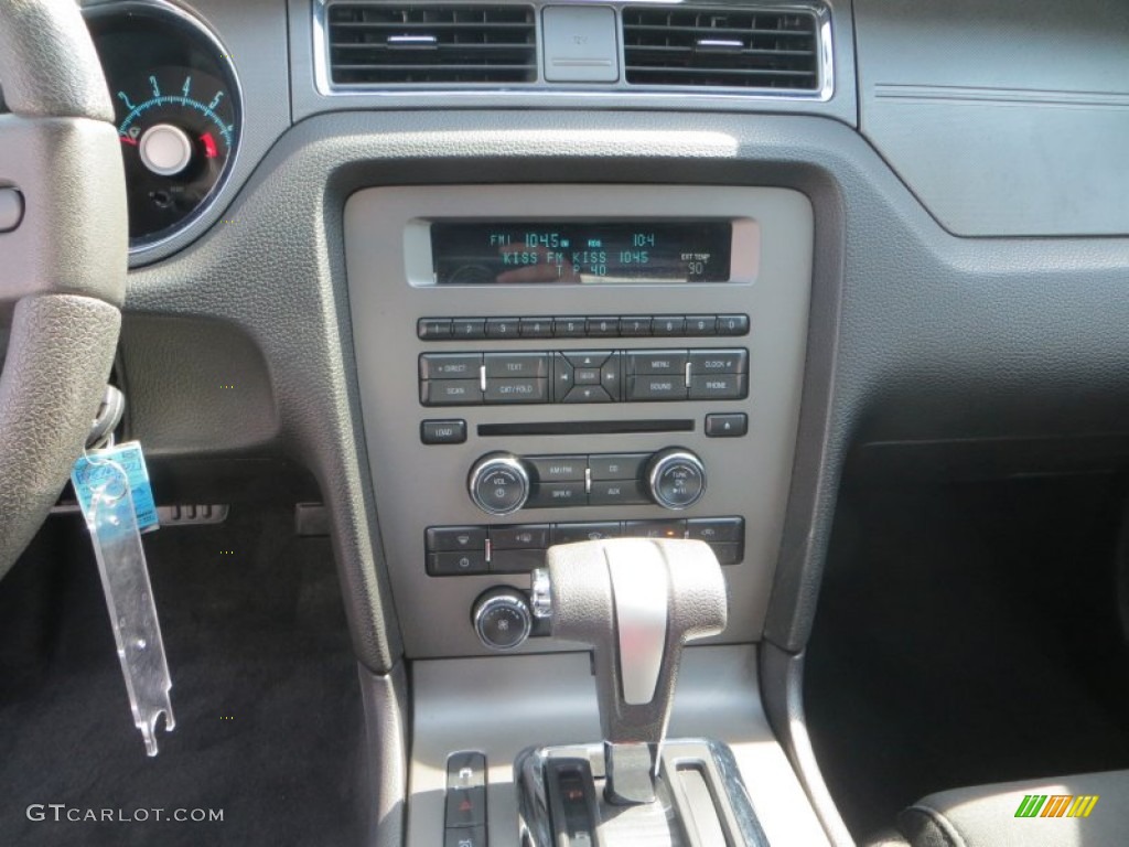 2010 Mustang V6 Premium Coupe - Sterling Grey Metallic / Stone photo #34