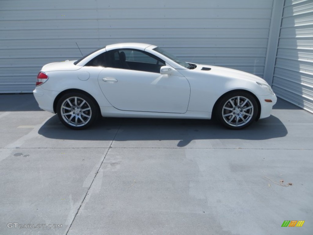 2006 SLK 350 Roadster - Alabaster White / Brown Nappa photo #3