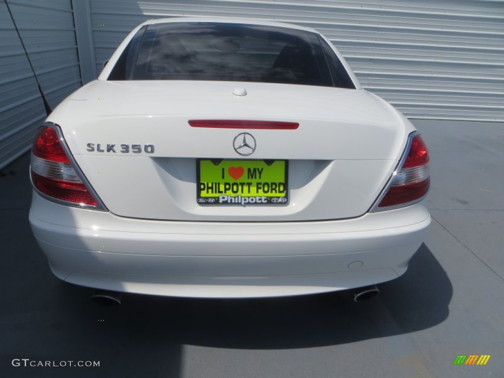 2006 SLK 350 Roadster - Alabaster White / Brown Nappa photo #5